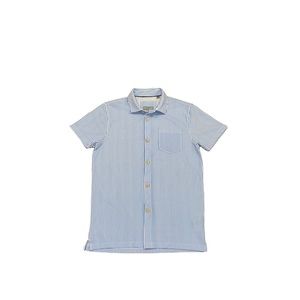 Ted Baker Blue Striped SS Short Sleeve Dress Shirt
